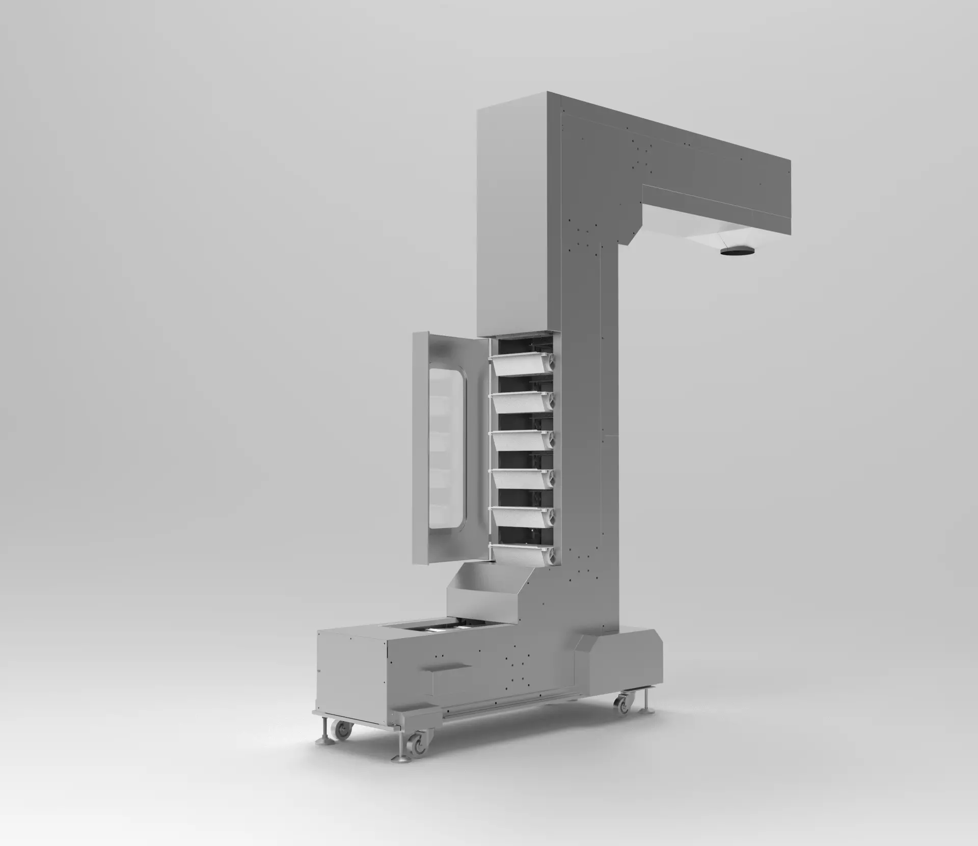 Z Bucket Elevator 3D model_0