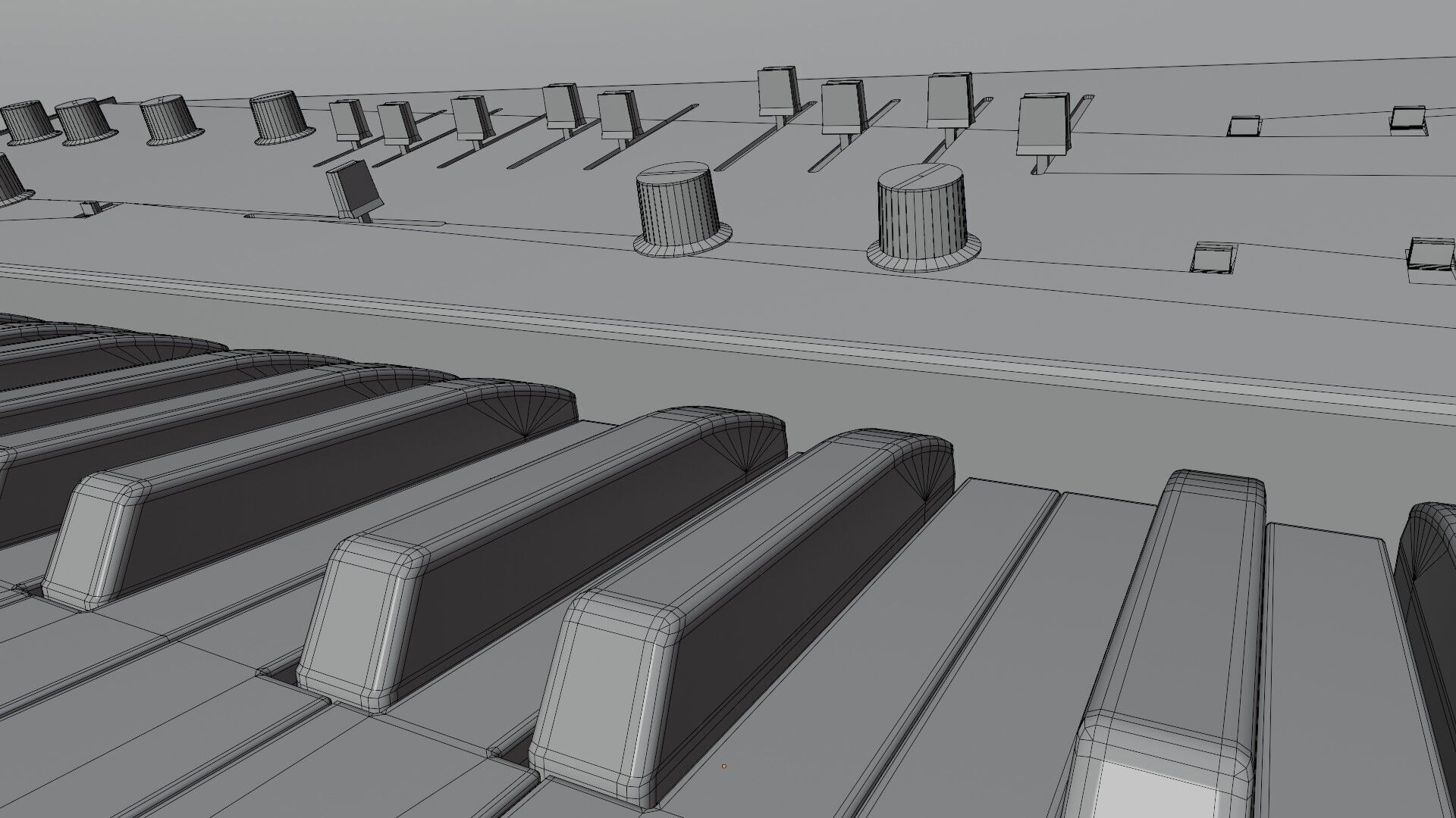 Synthesizer Korg Delta 3D model_10