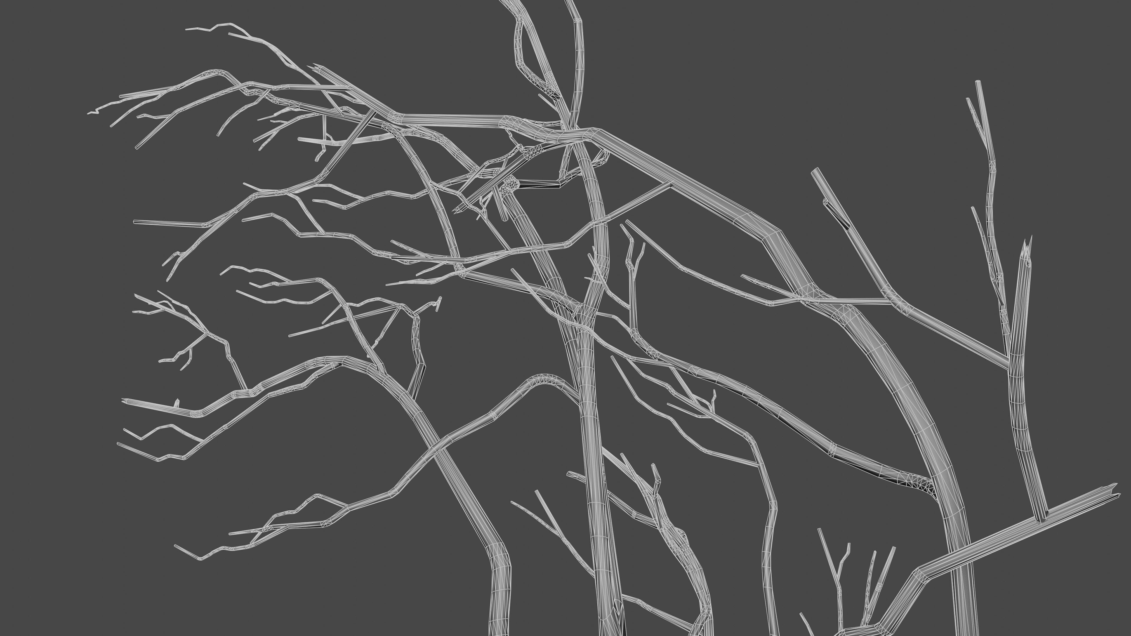 Abandoned Playground Scene Low-poly 3D model_16