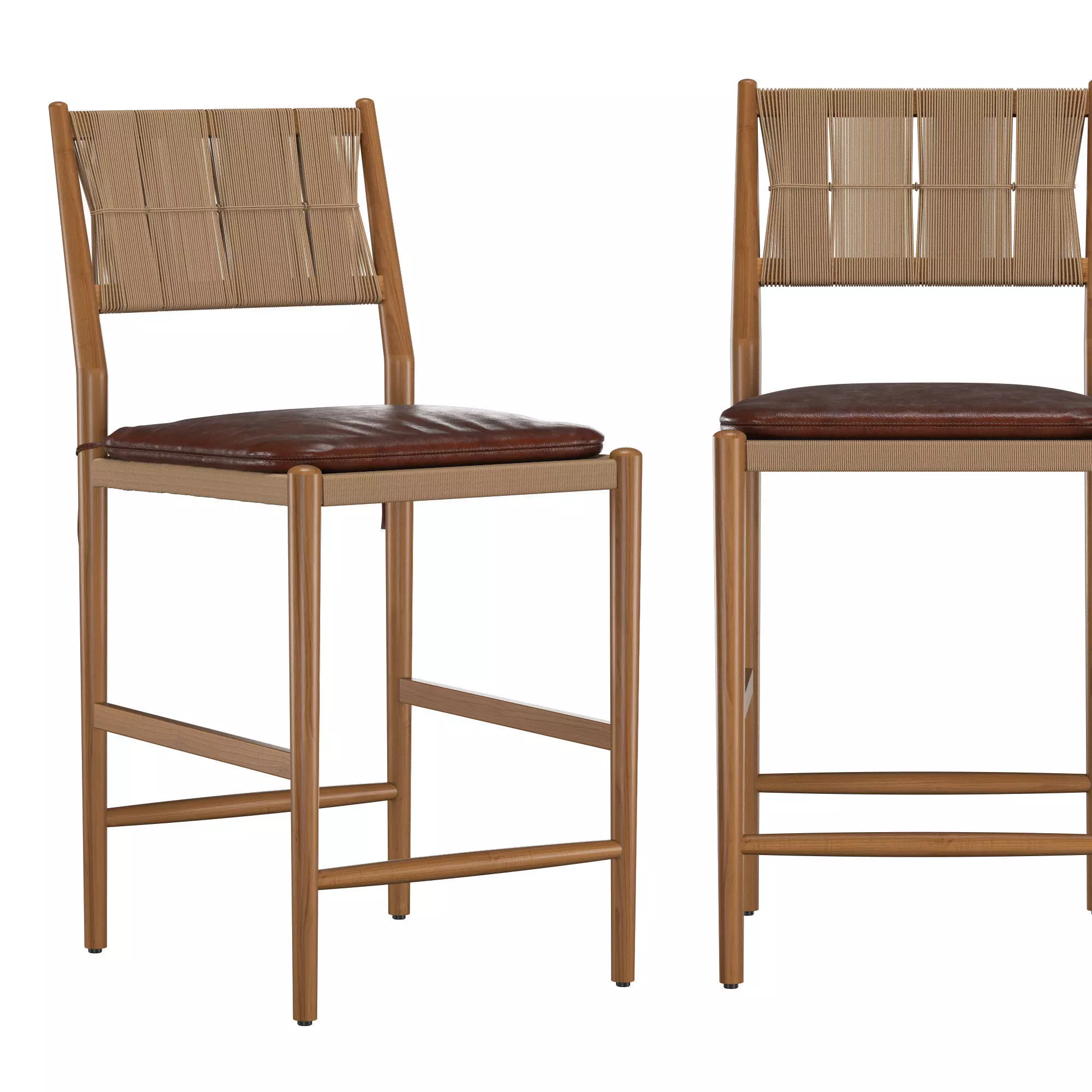 Dara Bar Counter Stool 3D model