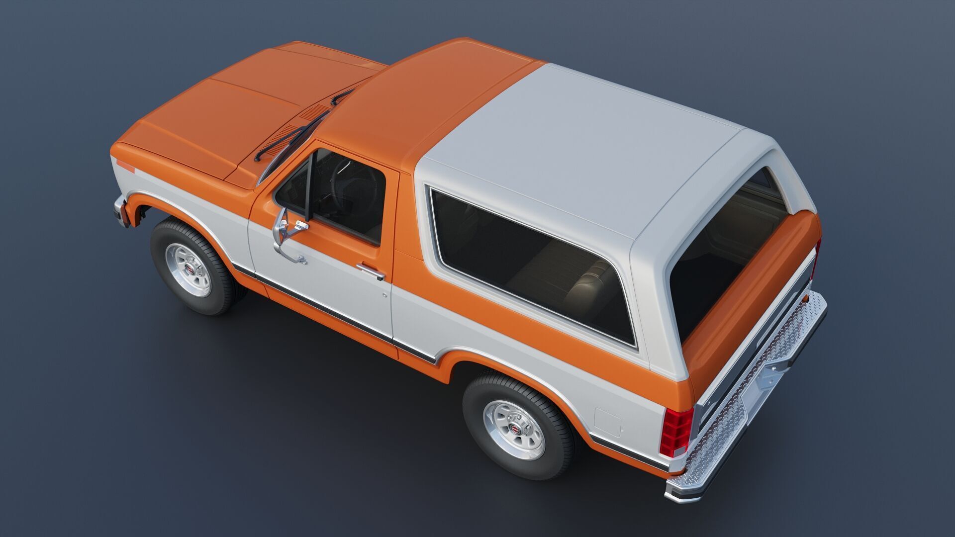 Bronco 1983 3D print model_7