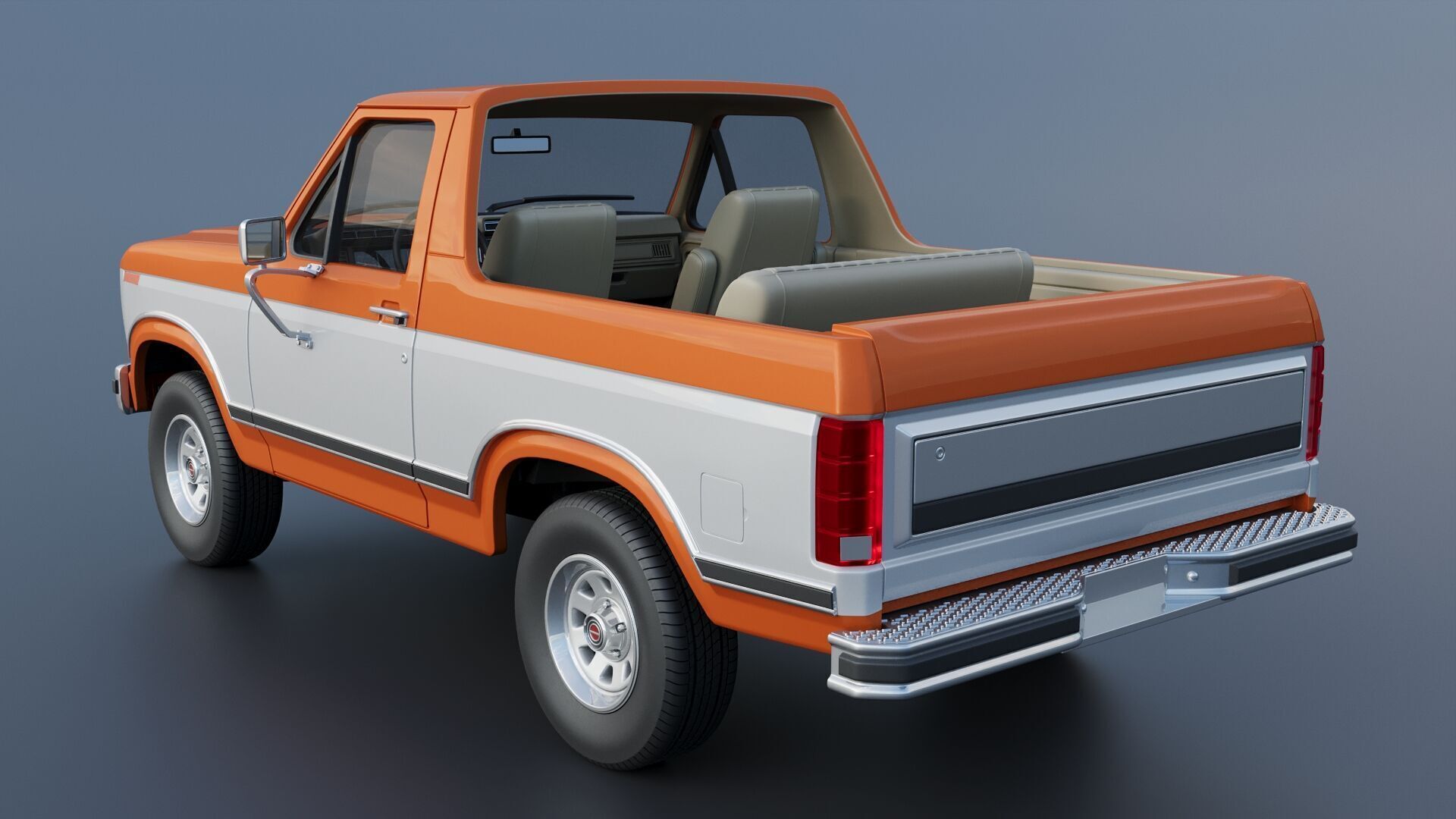 Bronco 1983 3D print model_20