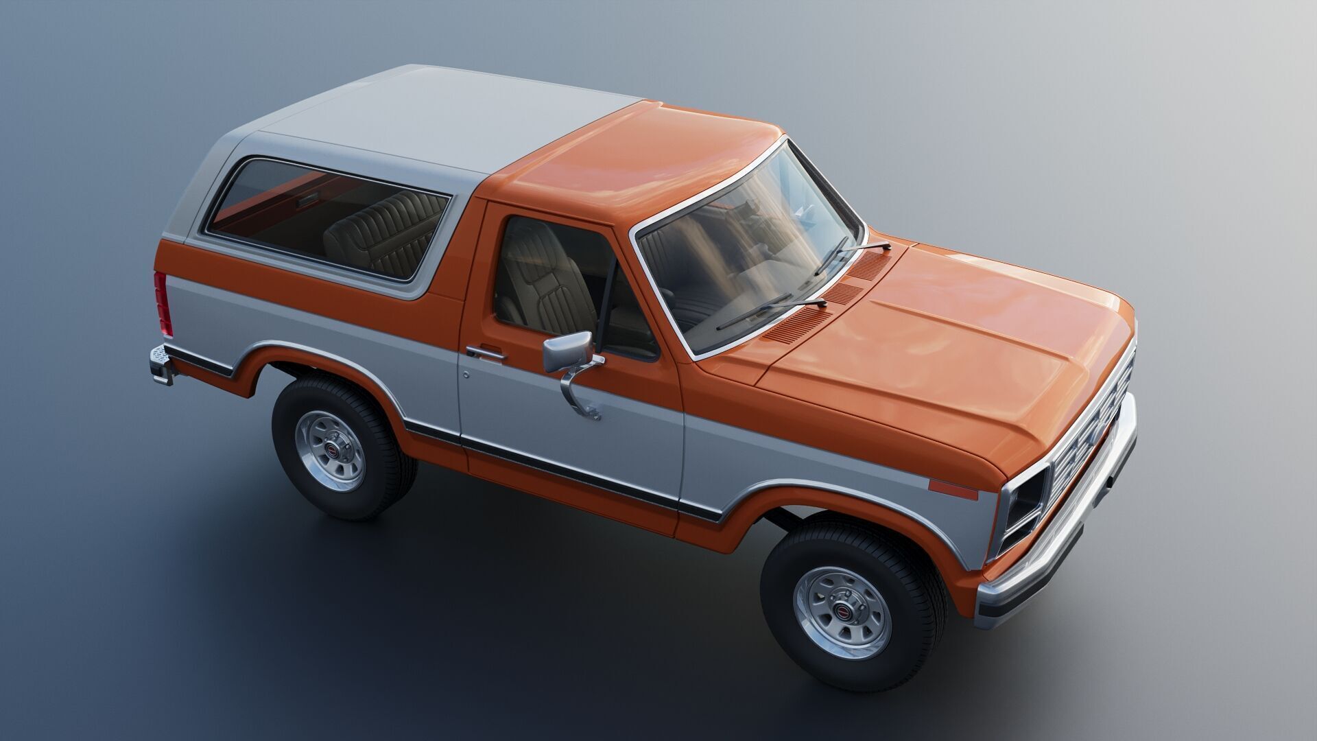 Bronco 1983 3D print model_13