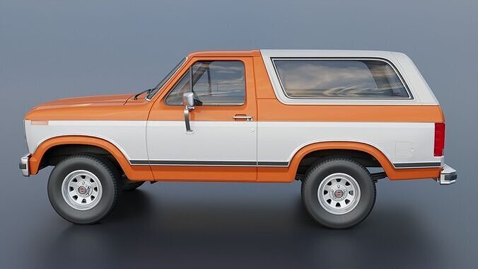 Bronco 1983 3D print model 6