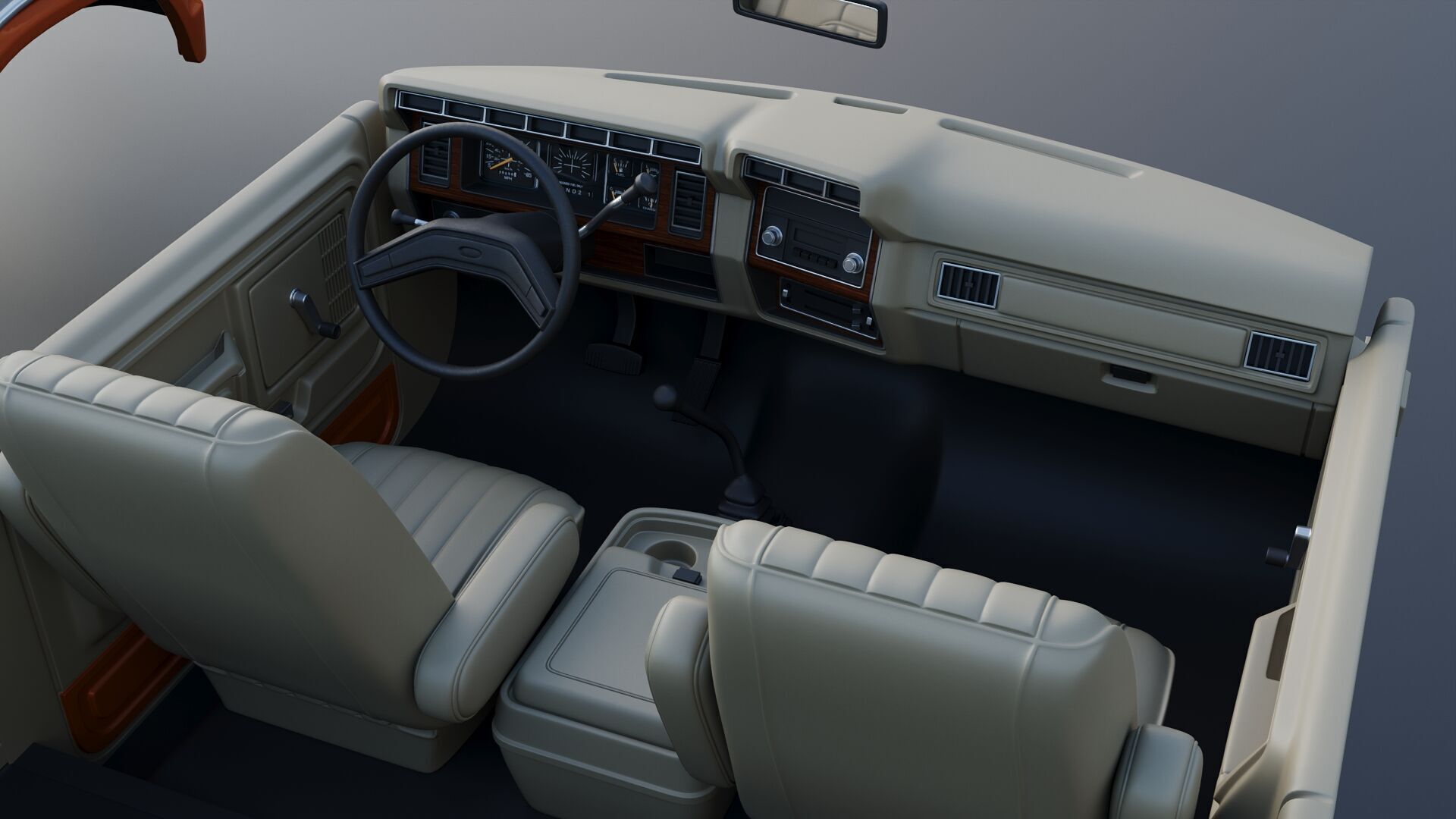 Bronco 1983 3D print model_35