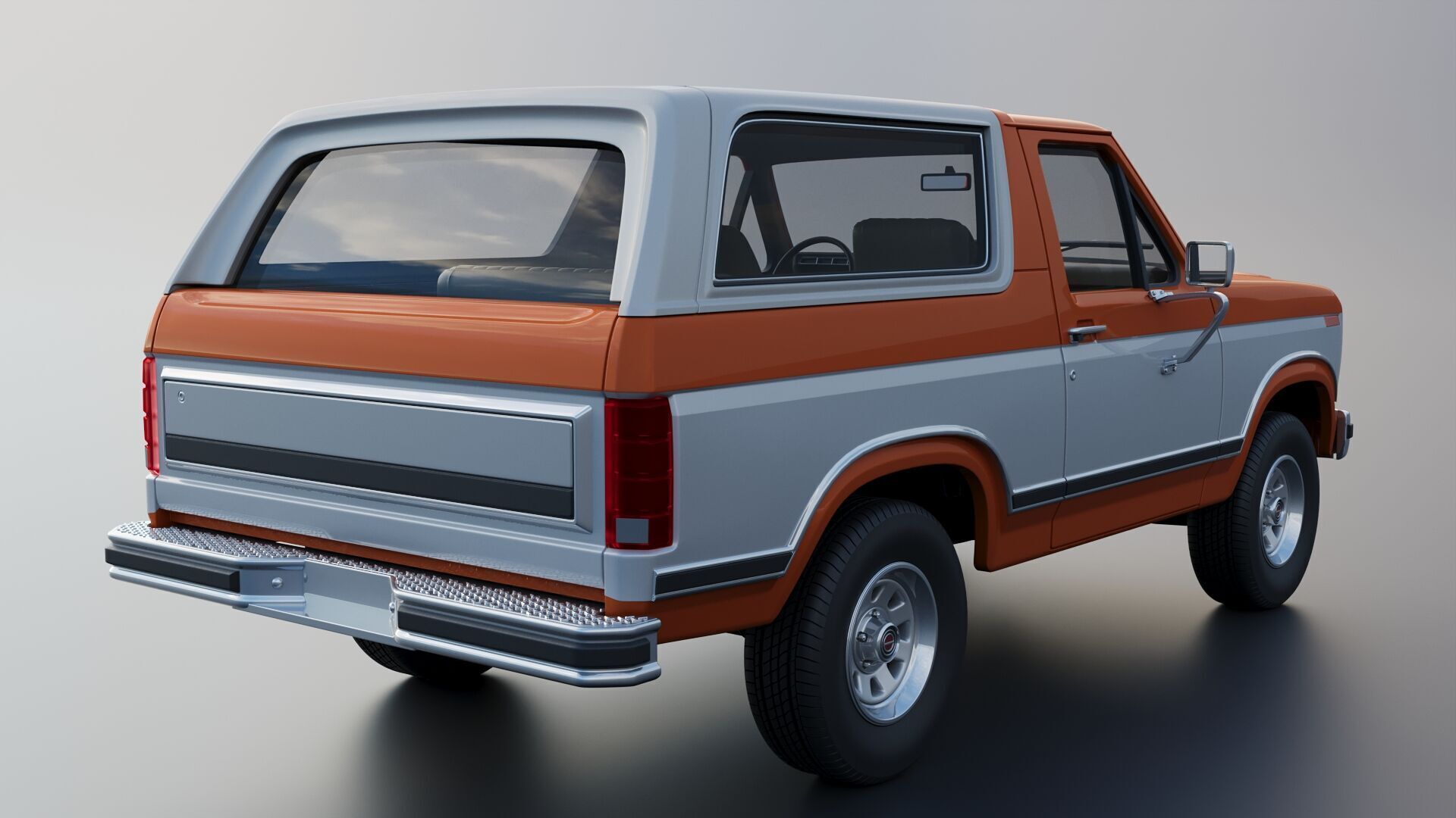 Bronco 1983 3D print model_8