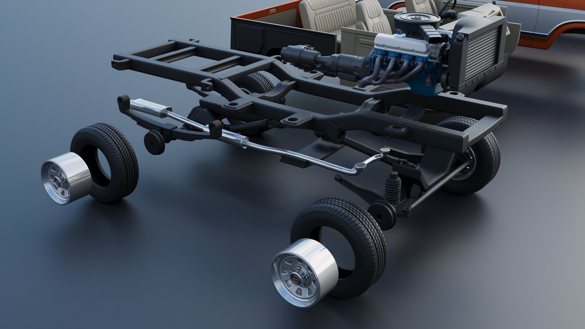 Bronco 1983 3D print model_40