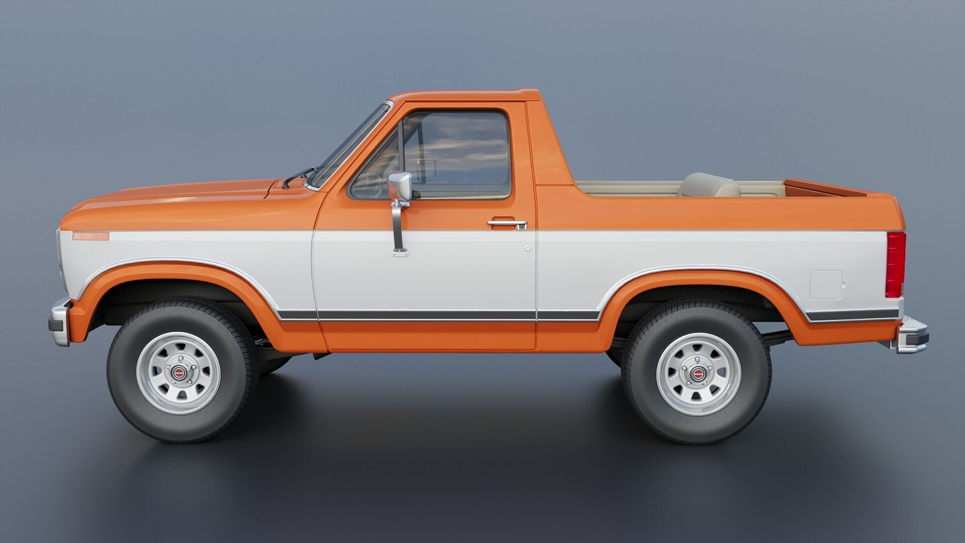 Bronco 1983 3D print model_19