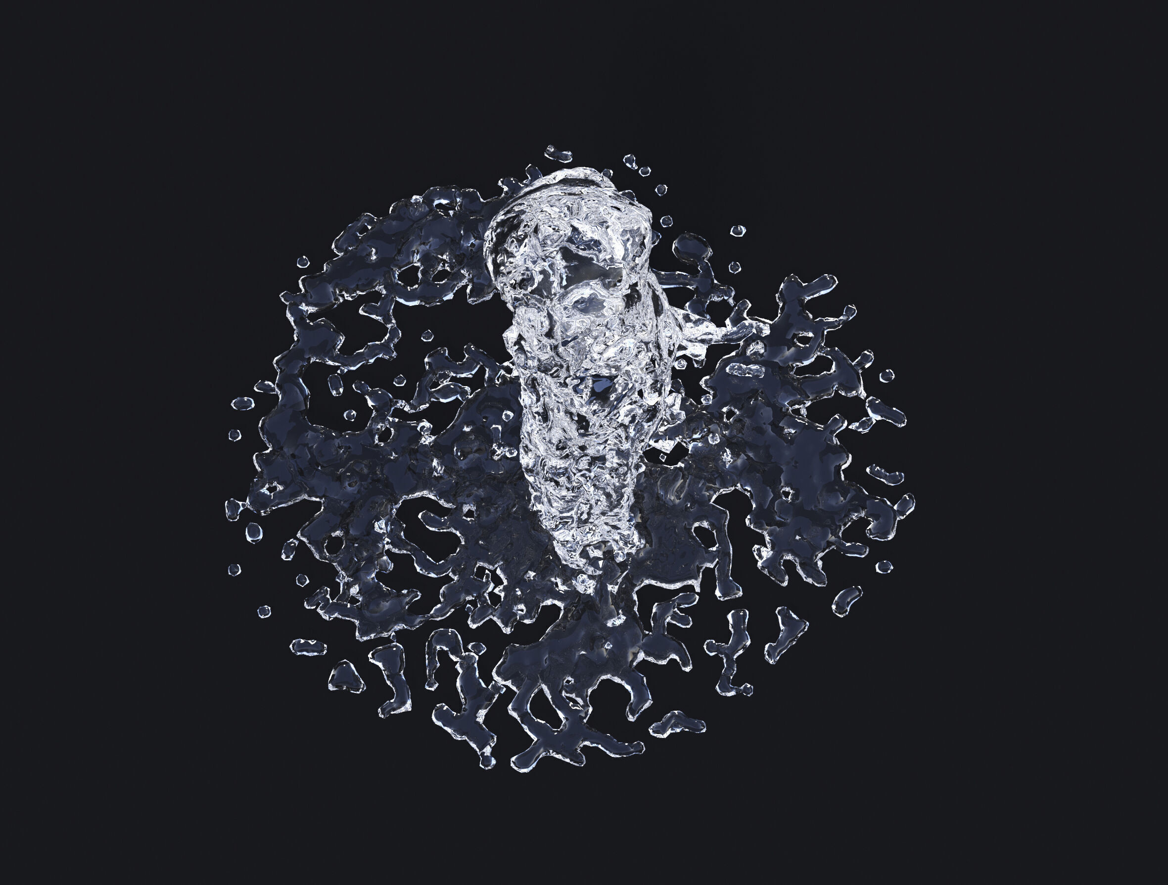 Two Animated Small Fountains  3D model_13