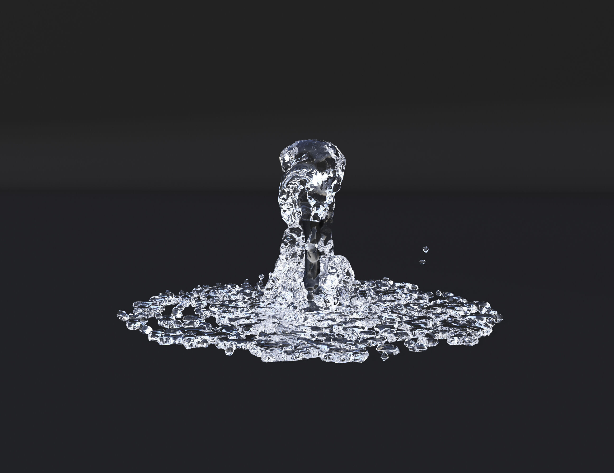 Two Animated Small Fountains  3D model_10