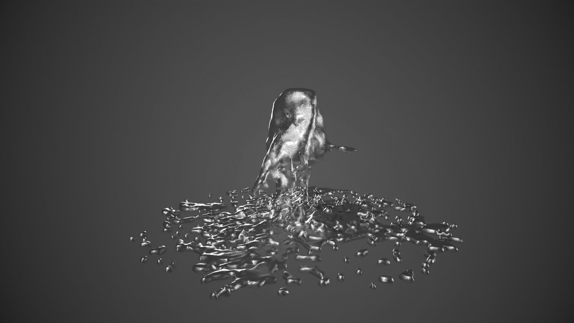 Two Animated Small Fountains  3D model_3