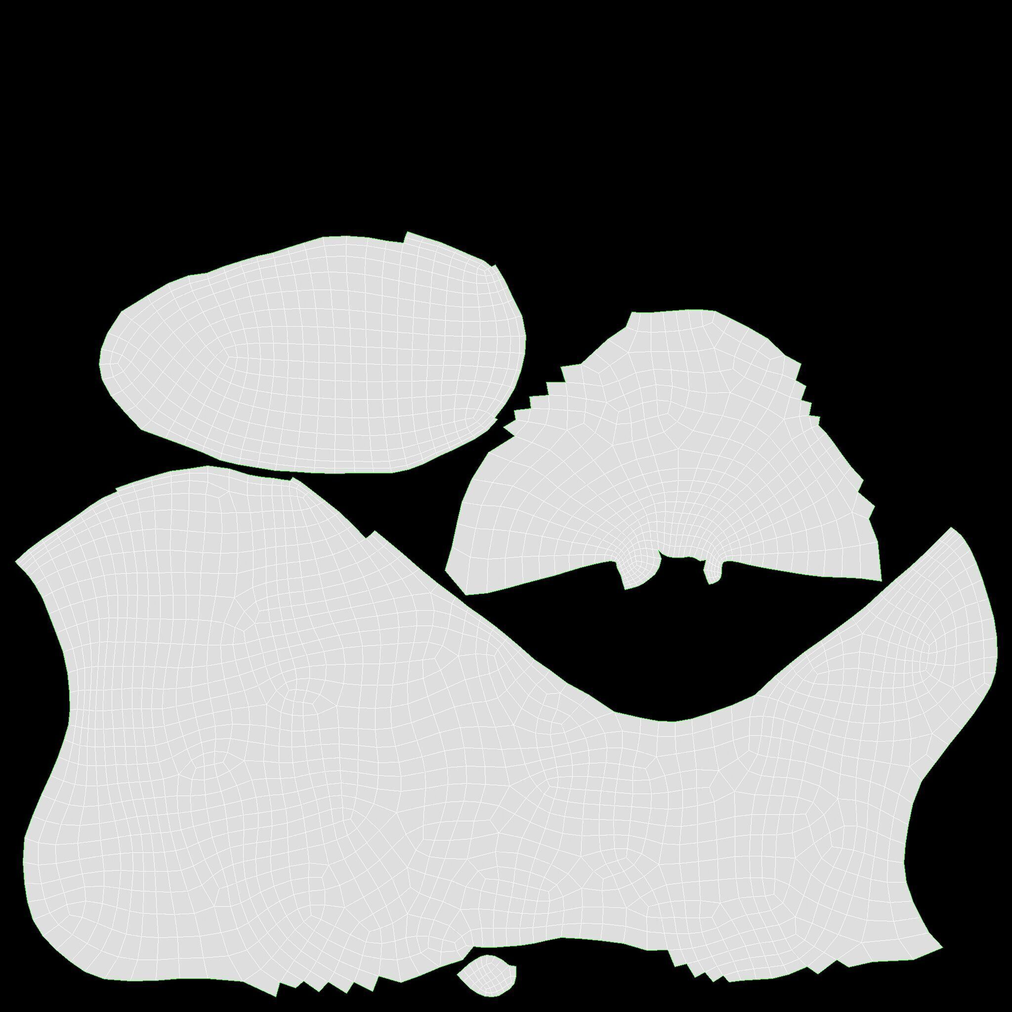 Pork mini sausage Low-poly 3D model_10