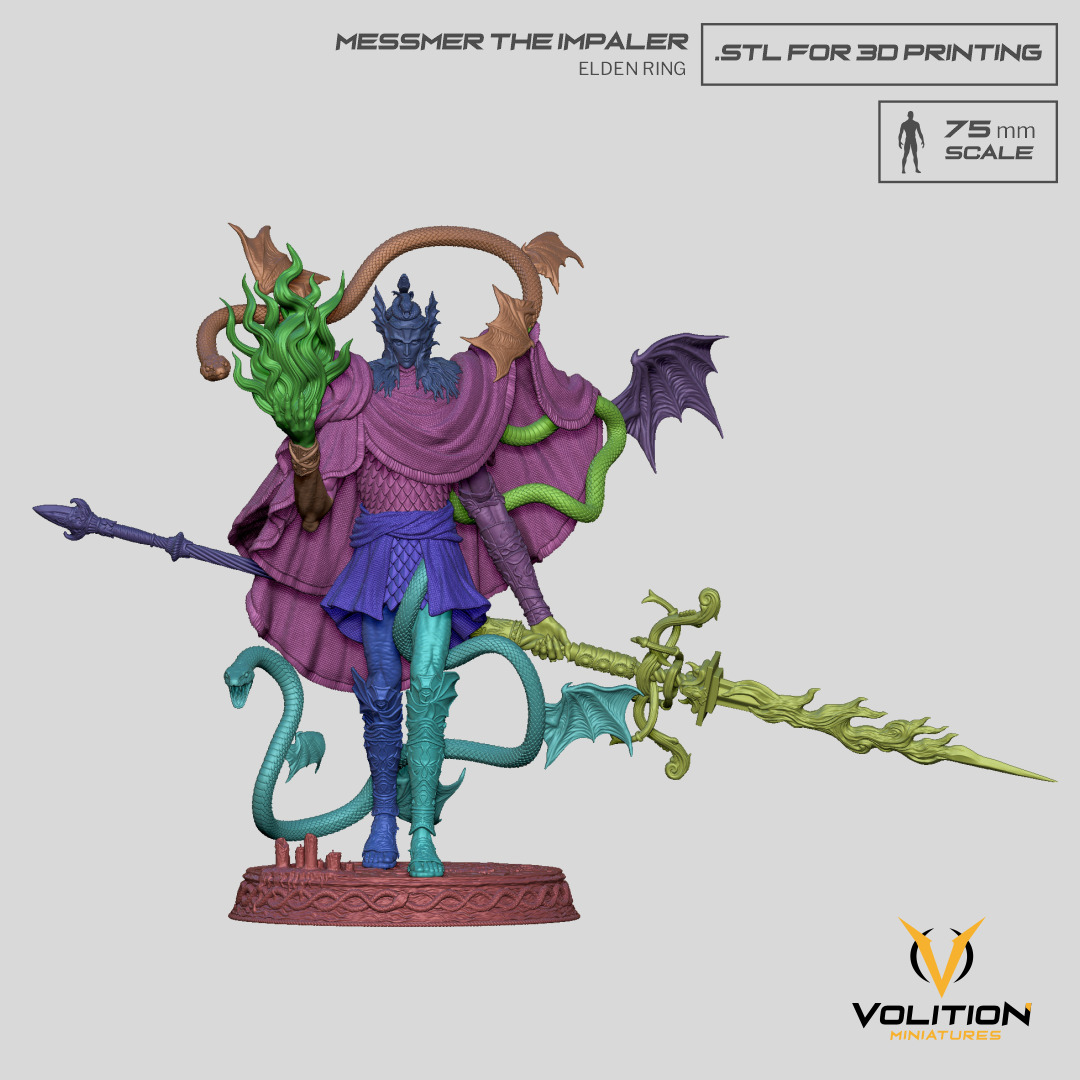 Messmer the Impaler - Elden Ring Fan Art 3D print model_13