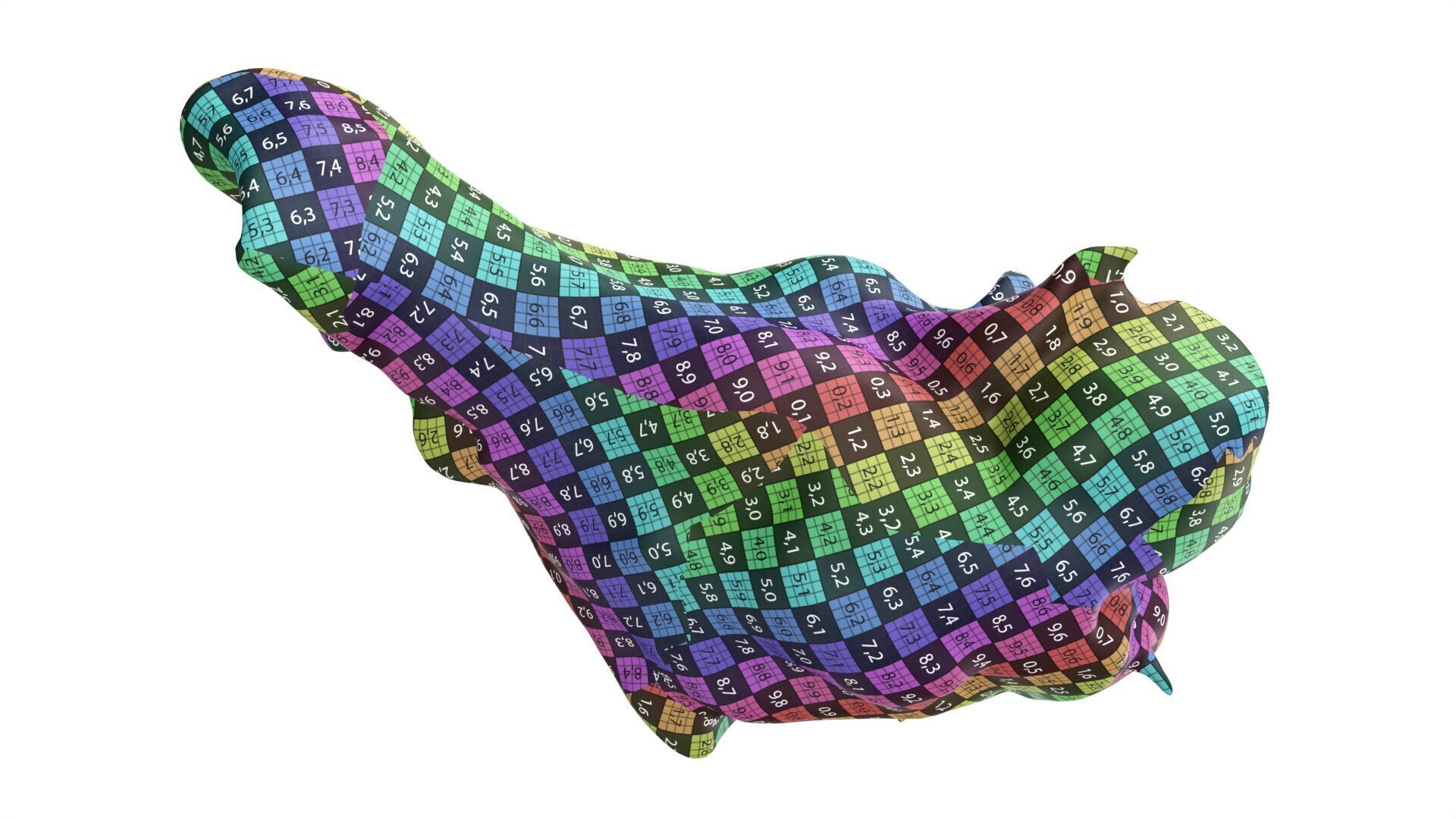 Small grilled chicken leg drumstick Low-poly 3D model_9