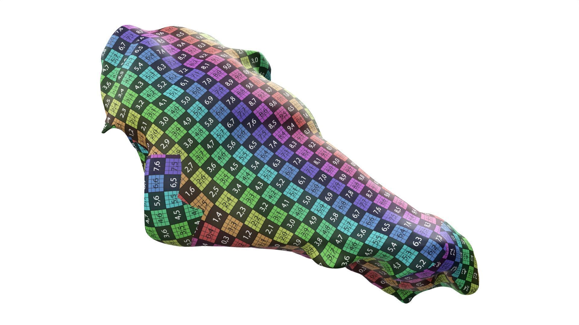 Small grilled chicken leg drumstick Low-poly 3D model_8