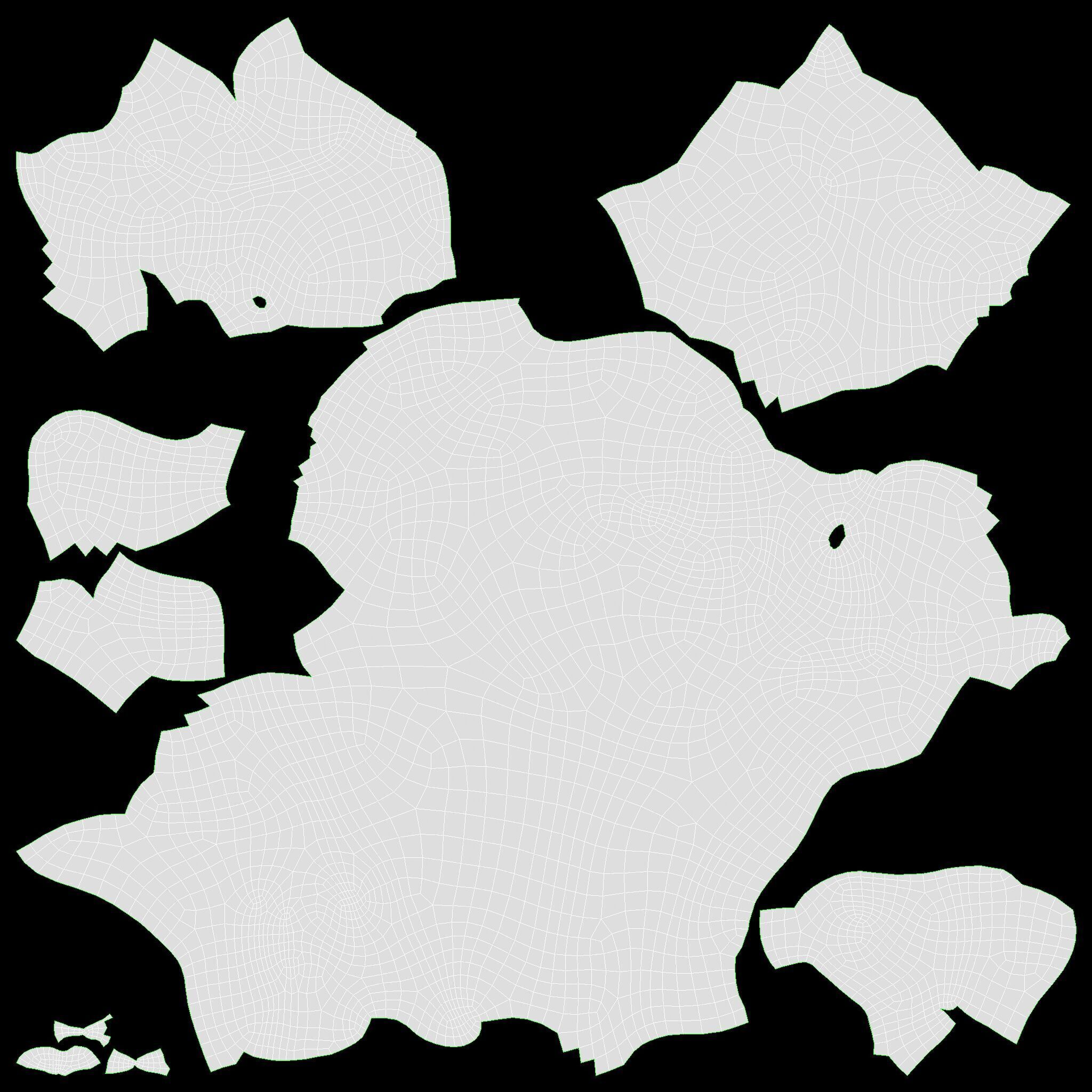 Small grilled chicken leg drumstick Low-poly 3D model_10