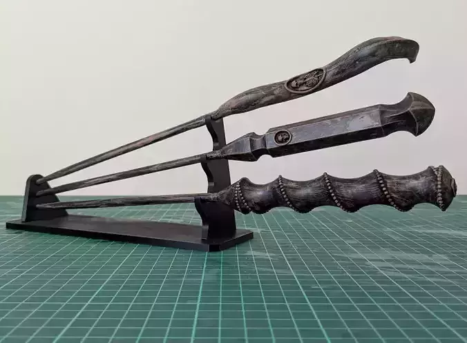 Custom Wands with skull motive