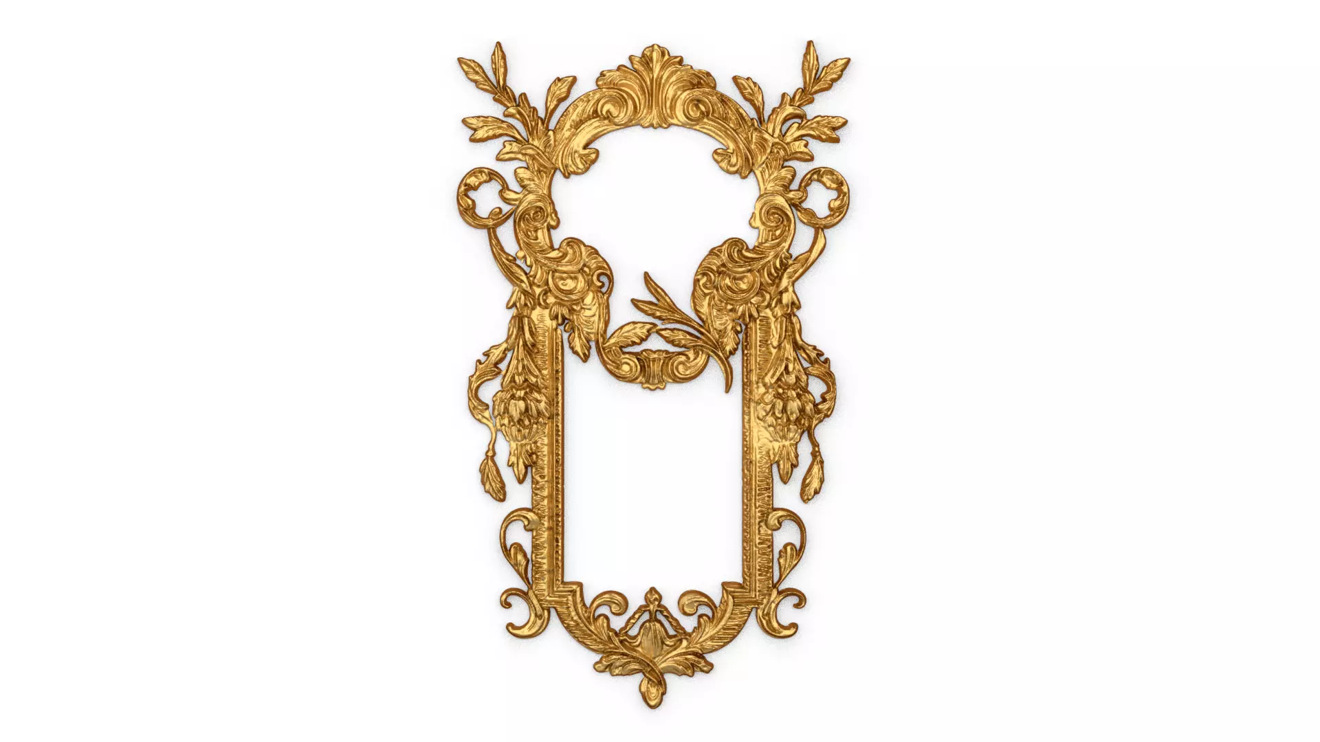 Classic decor ornament carved 68  3D model_0