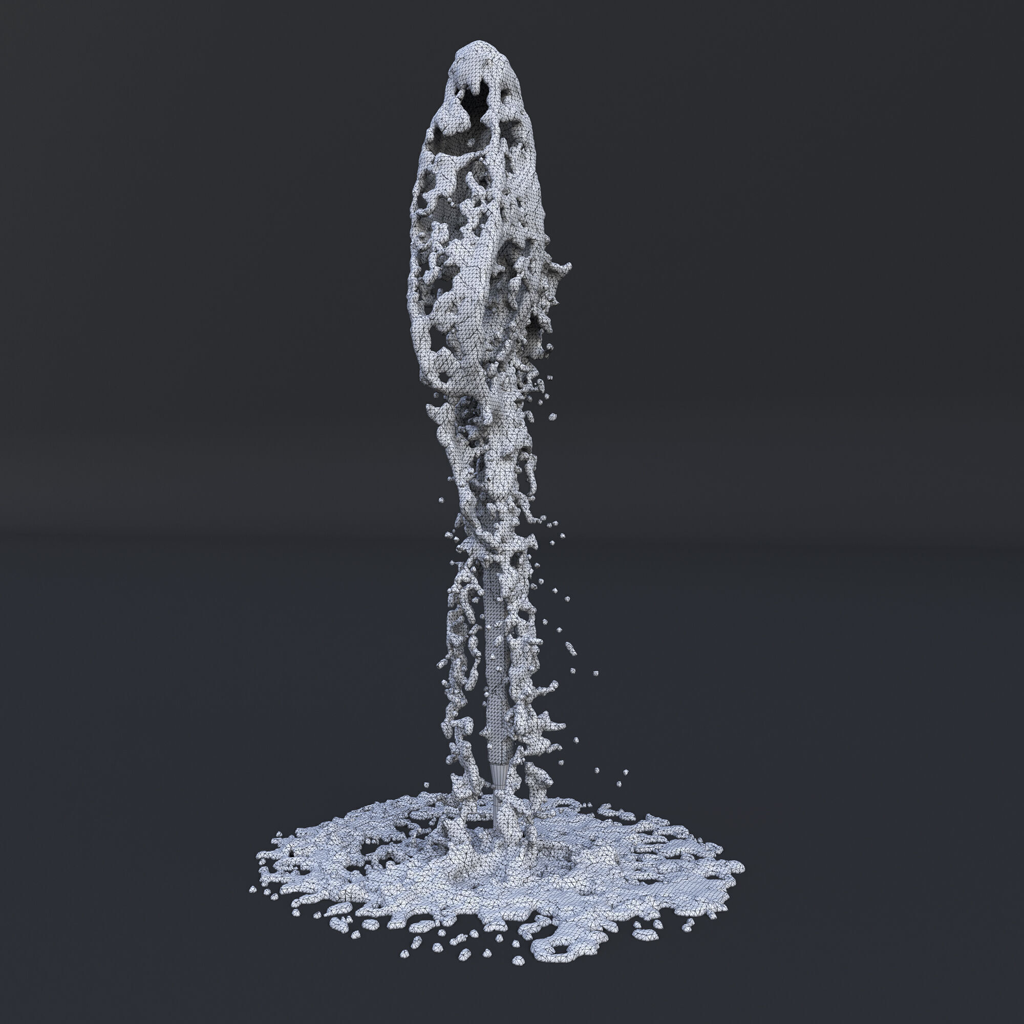 Two Animated Fountains  3D model_7