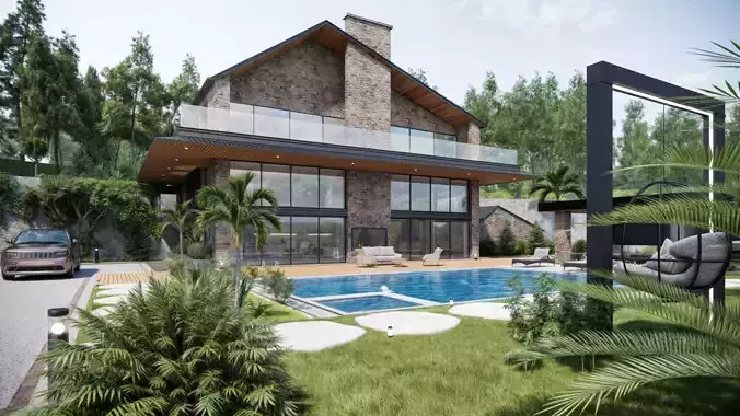 VILLA 3D model