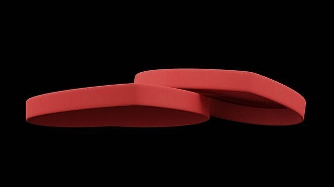 Heart Shaped Chocolate Box Low-poly 3D model 3
