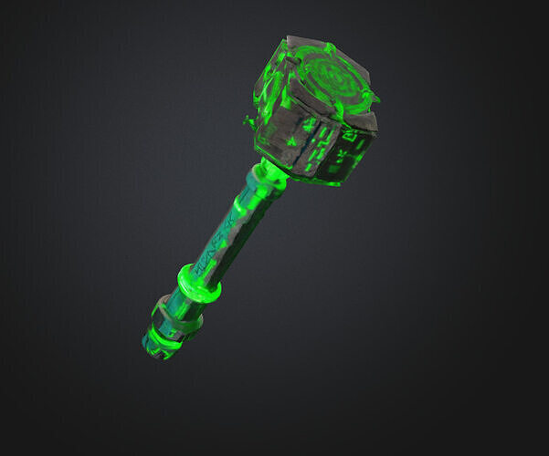 massive war hammer 3D model