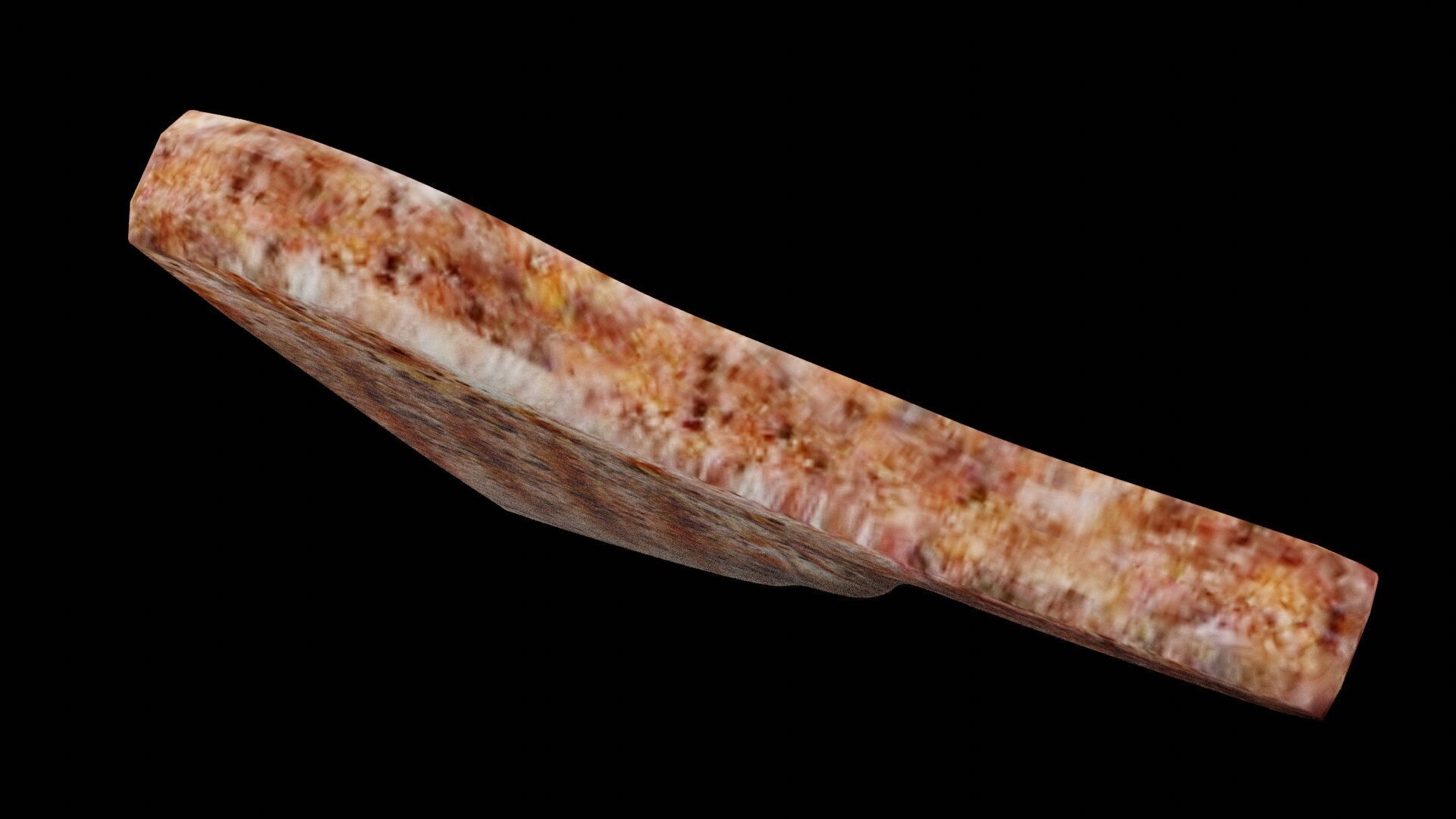 Cut Rib of Beef Low-poly 3D model_4