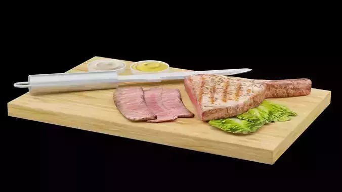 Cutten Rib of Beef Plate