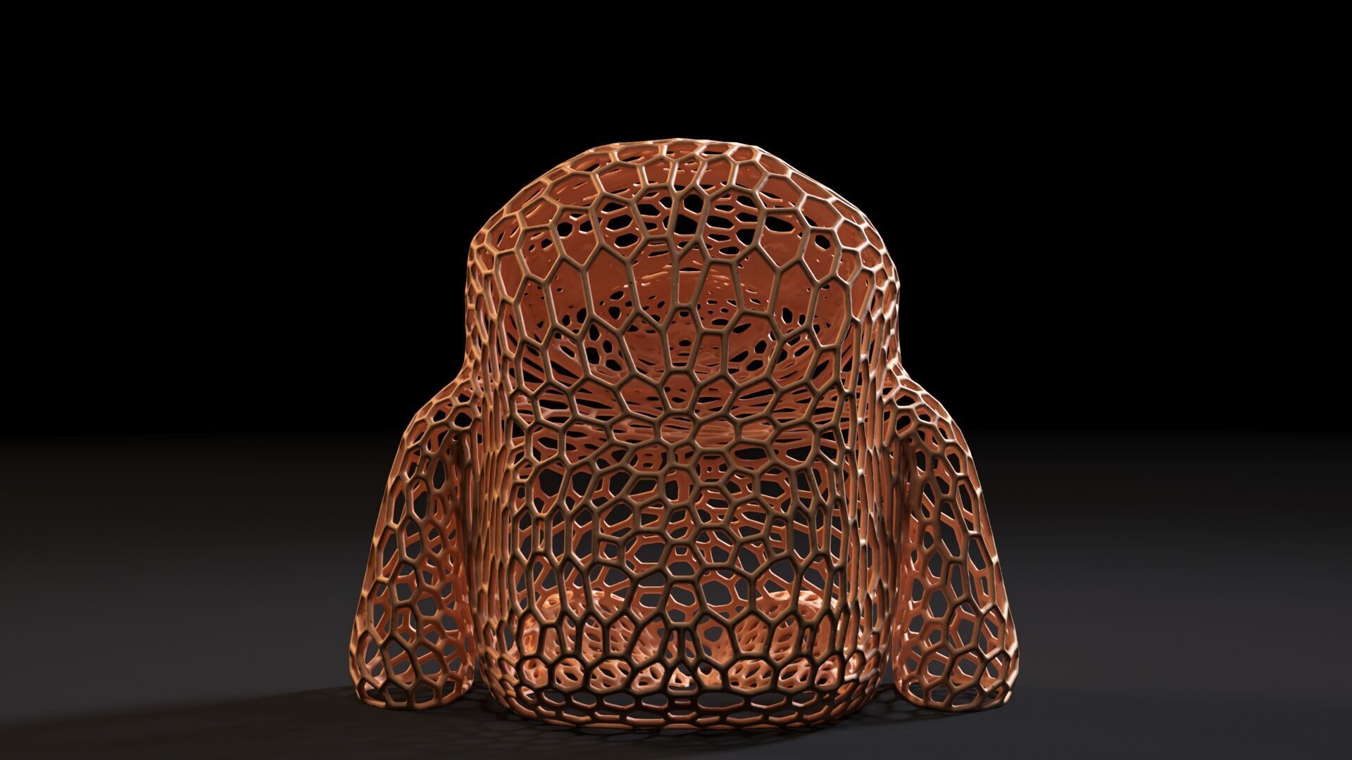 Sloth Voronoi 3D print model_5