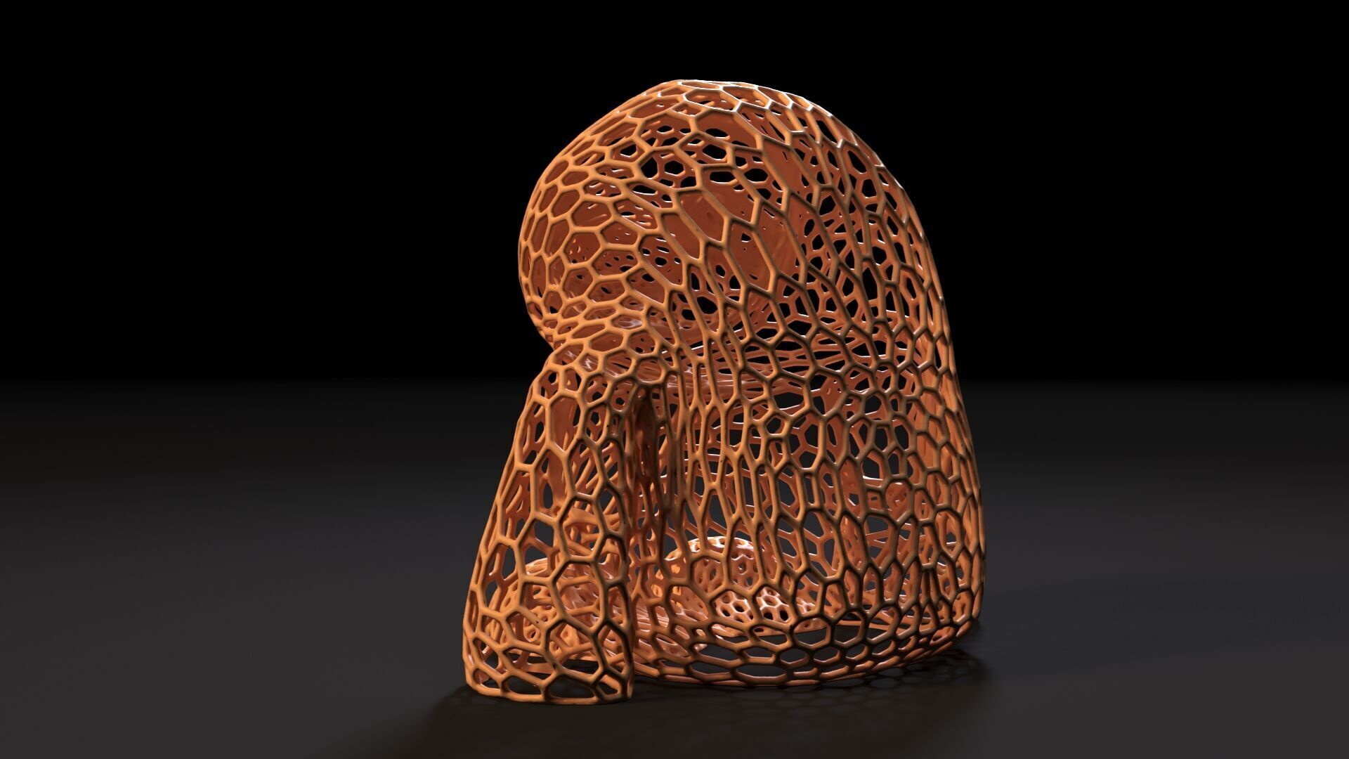Sloth Voronoi 3D print model_4