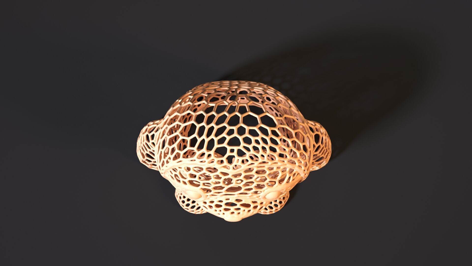 Sloth Voronoi 3D print model_8