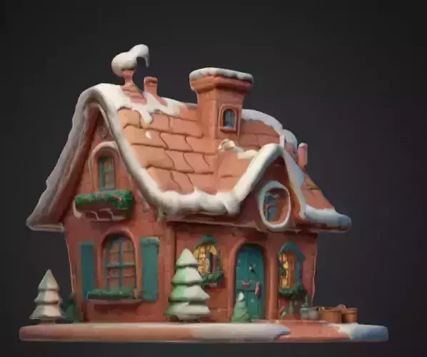  Disney-style Christmas house