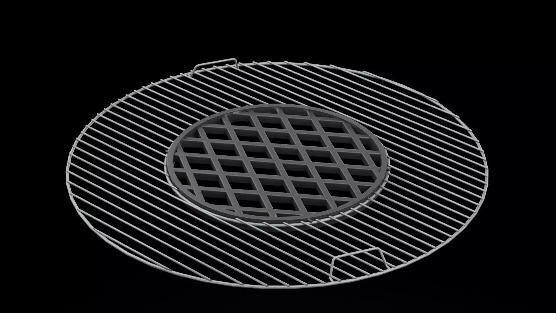 Barbecue Grid  3D model_0