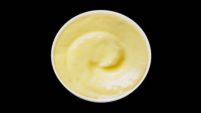 Honey Mustard Sauce Low-poly 3D model
