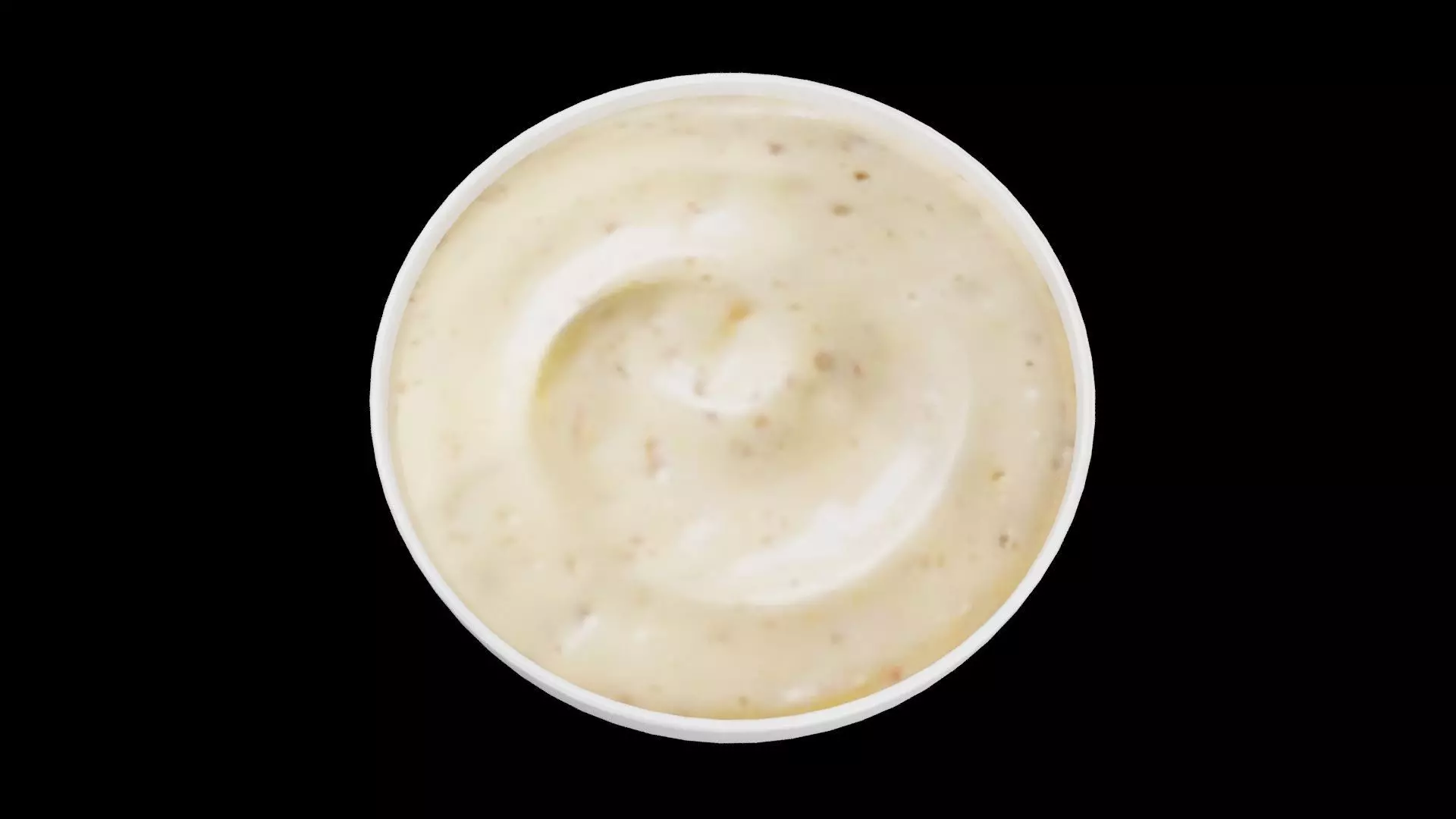 Ranch Sauce Food Low-poly 3D model