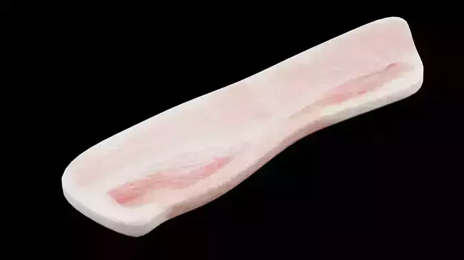 Raw Bacon Meat 