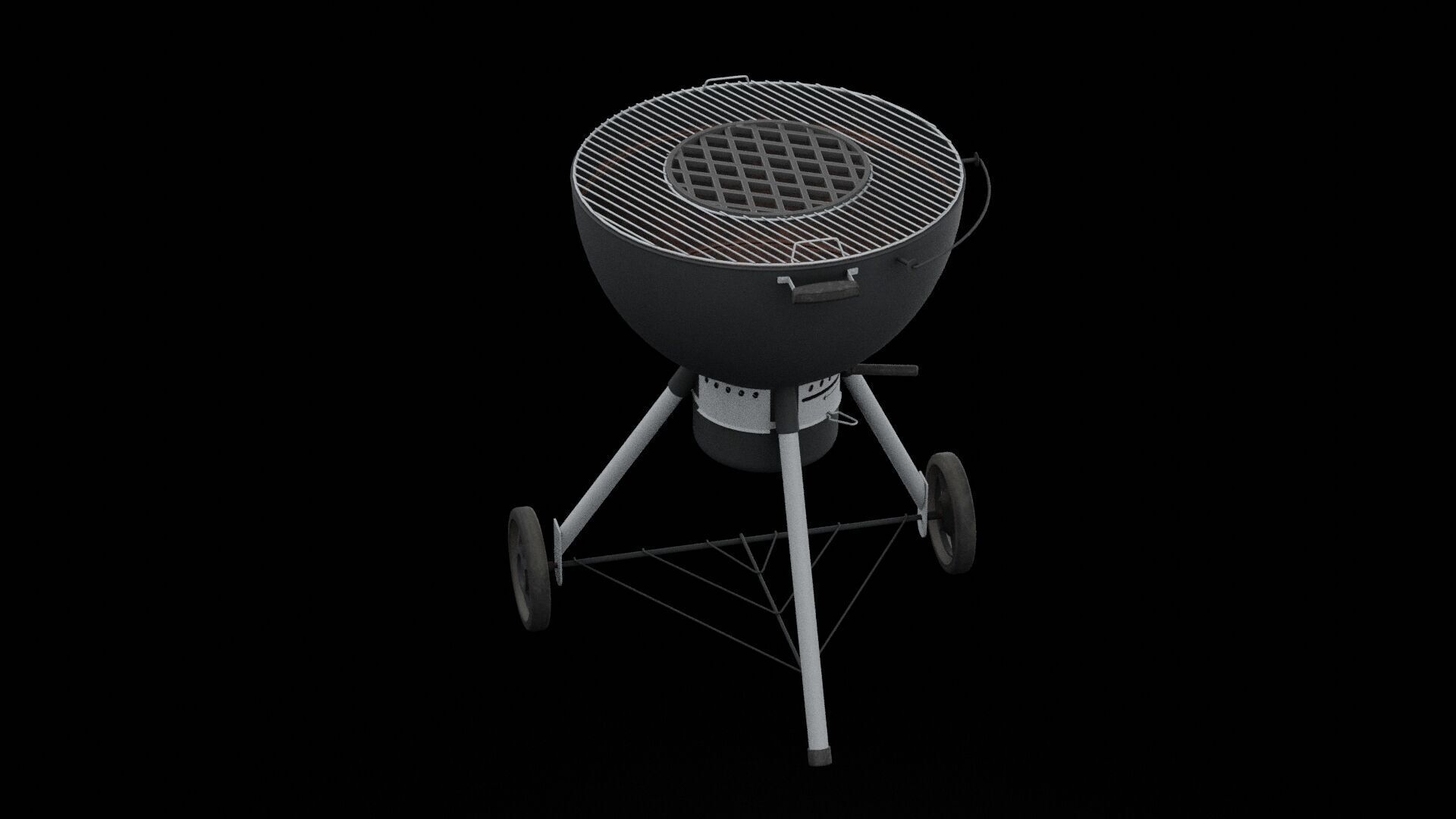 Barbecue Grill 3D model_3