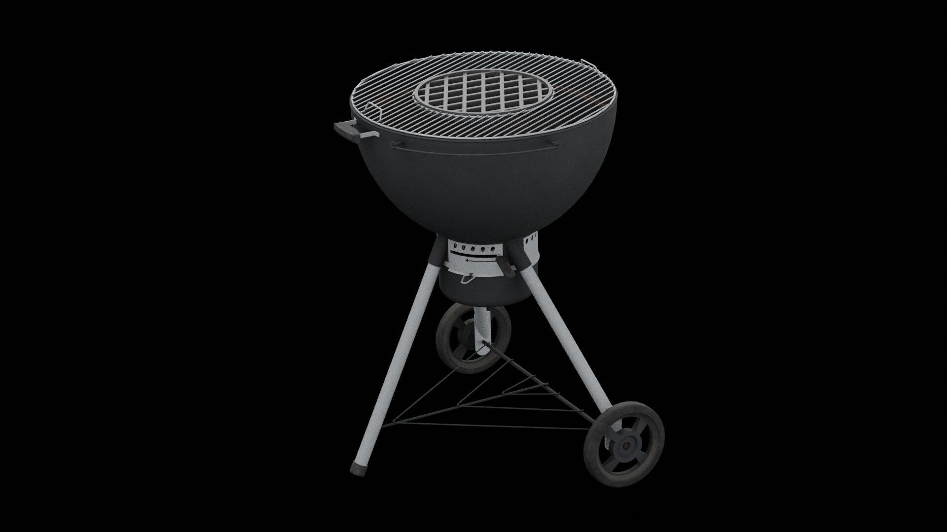 Barbecue Grill 3D model_2