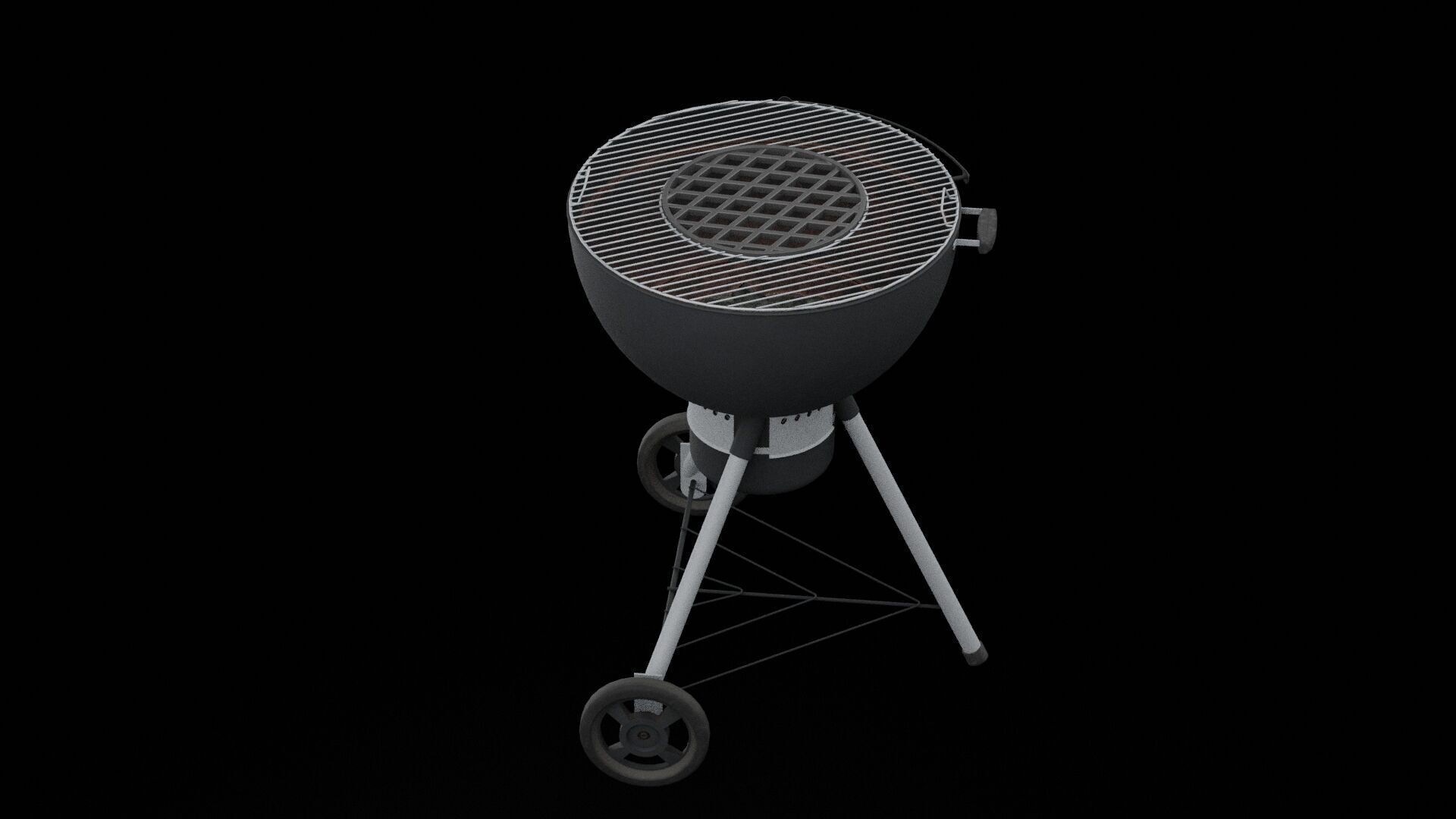 Barbecue Grill 3D model_1