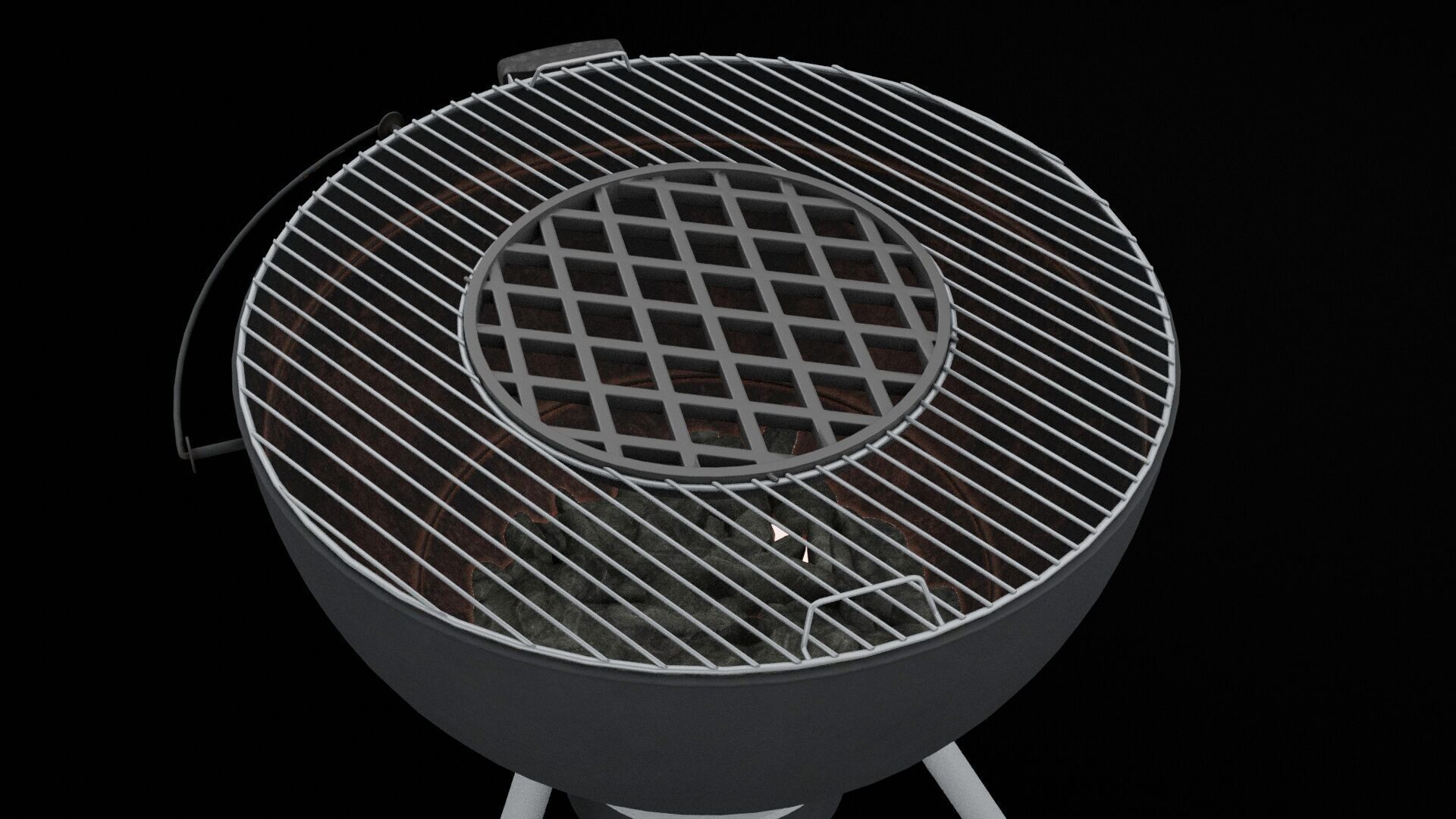 Barbecue Grill 3D model_5