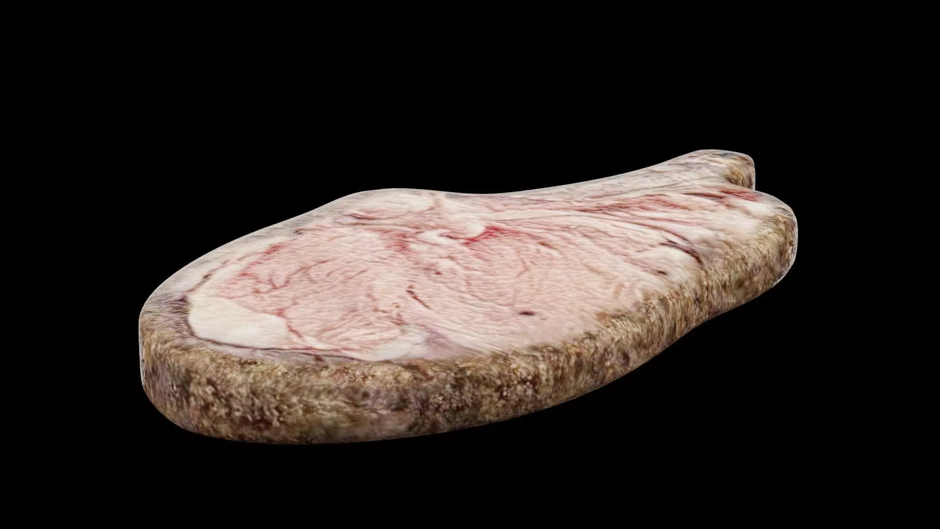 Pork Chop Meat Low-poly 3D model