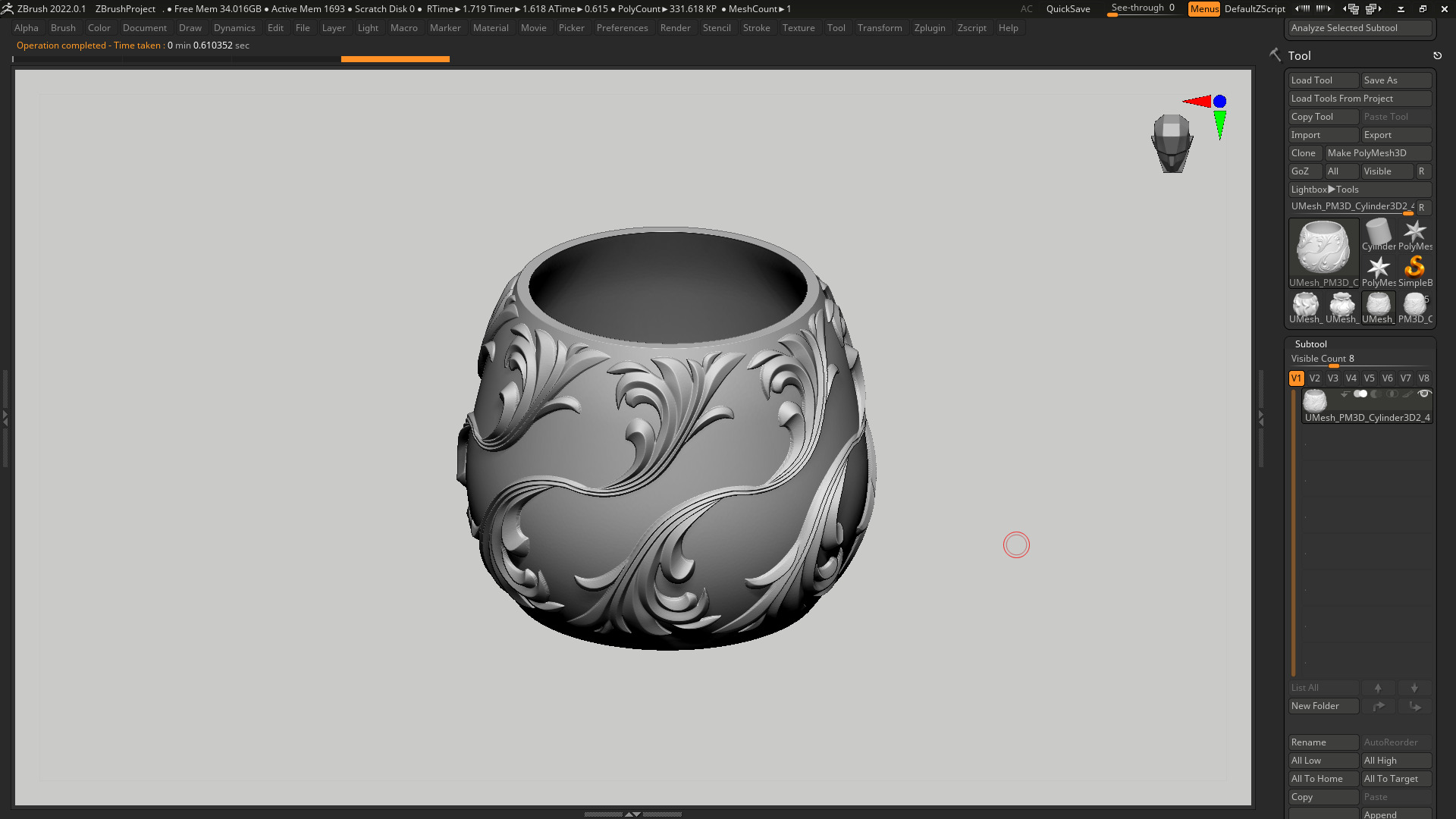 vase 3d print 430  3D print model_3