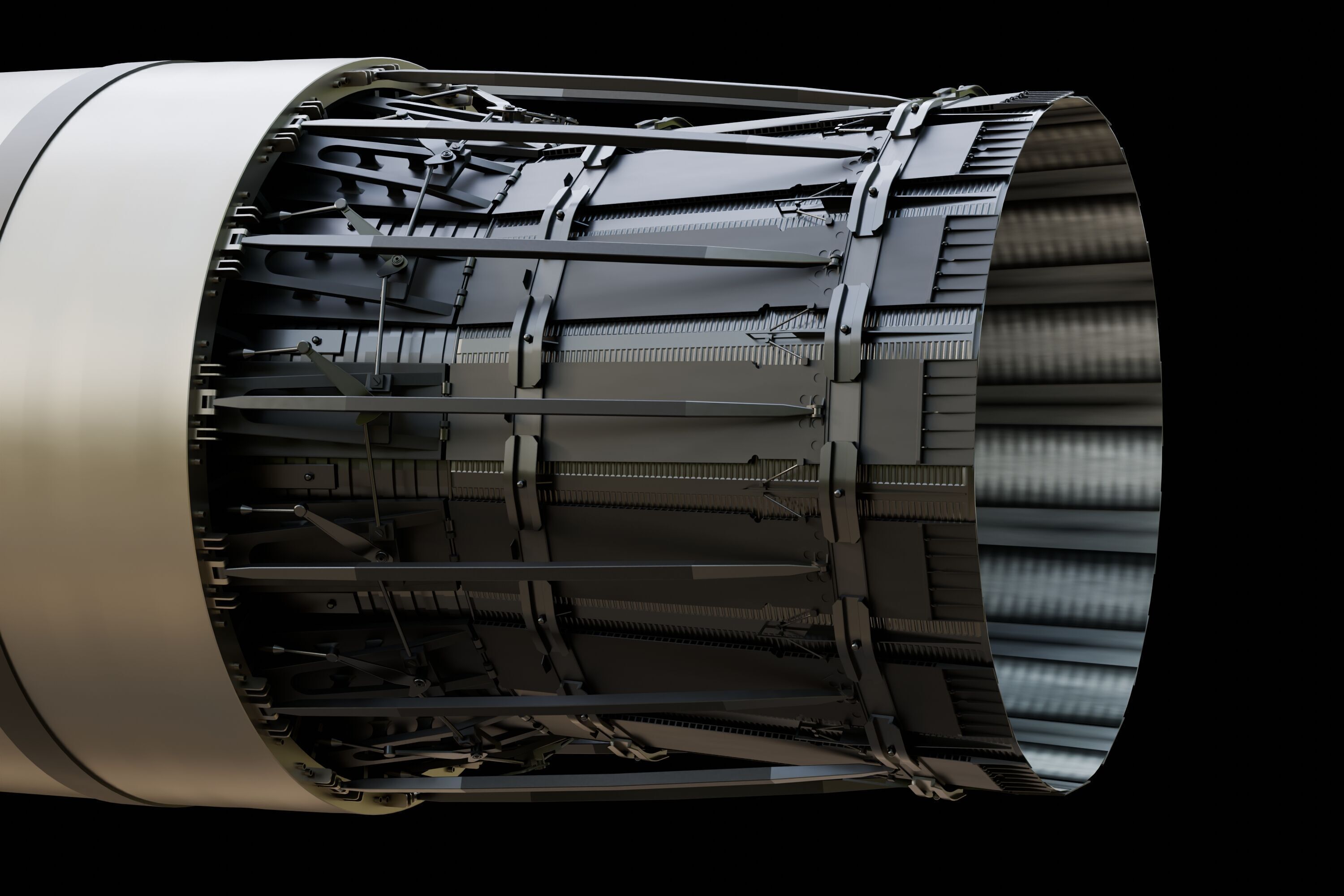 F-15 Engine Nozzle 3D model_1