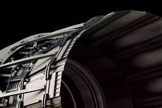 F-15 Engine Nozzle 3D model