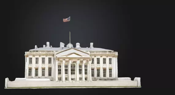 White house 3D model