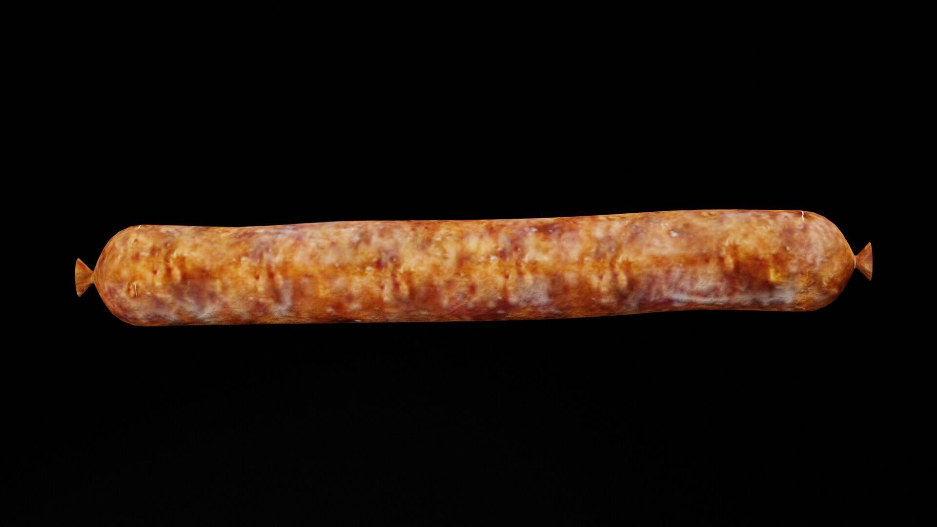 Grilled Sausage Low-poly 3D model_3