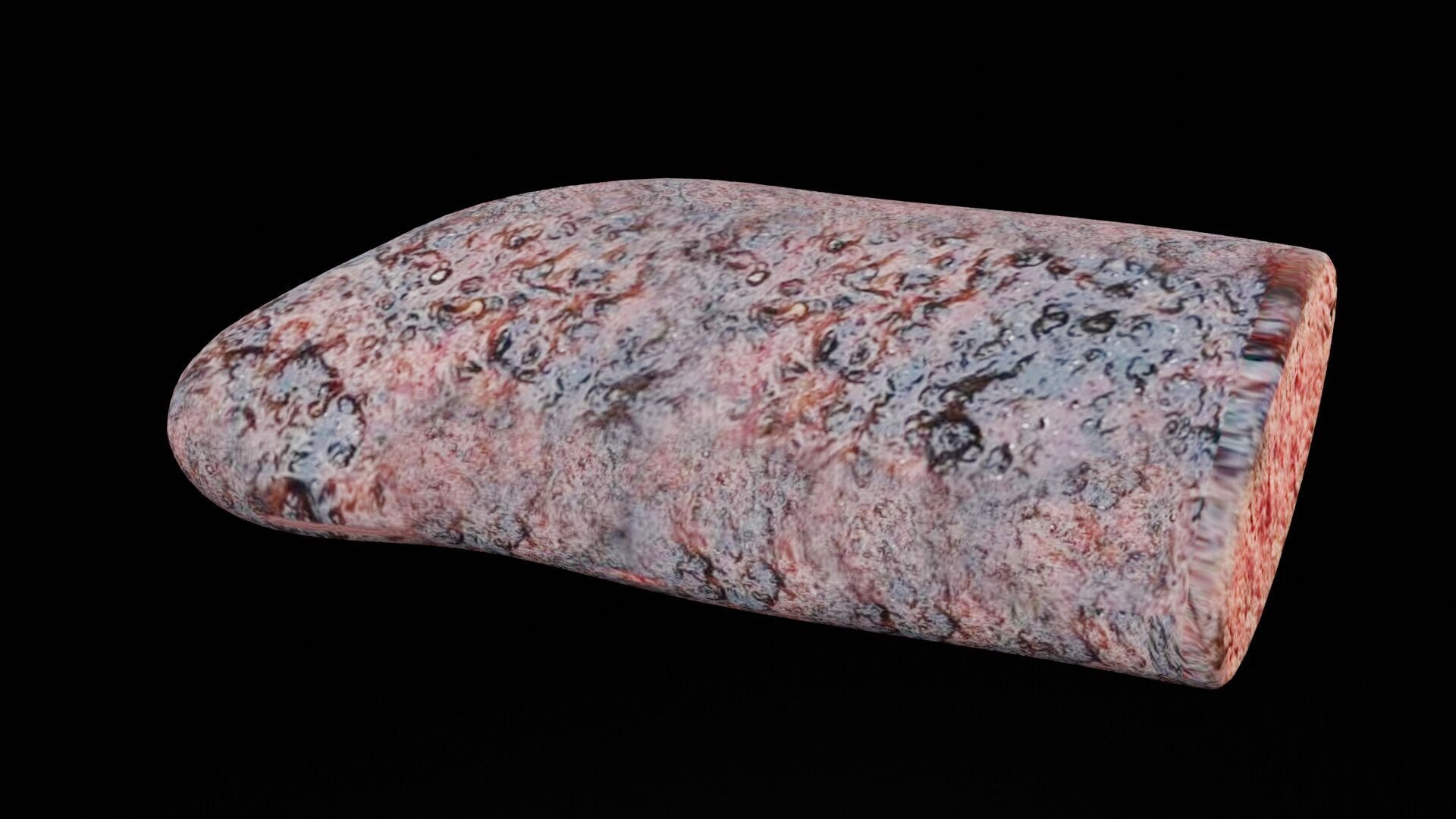 Grilled Minced Meat Low-poly 3D model_3