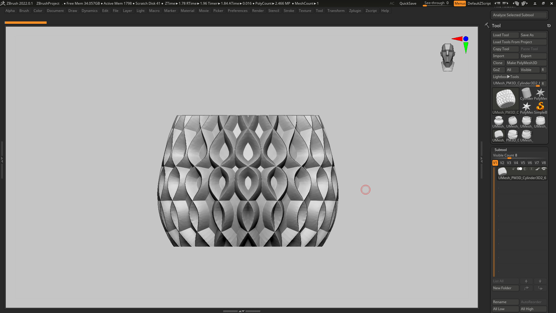 vase 3d print 423  3D print model_5