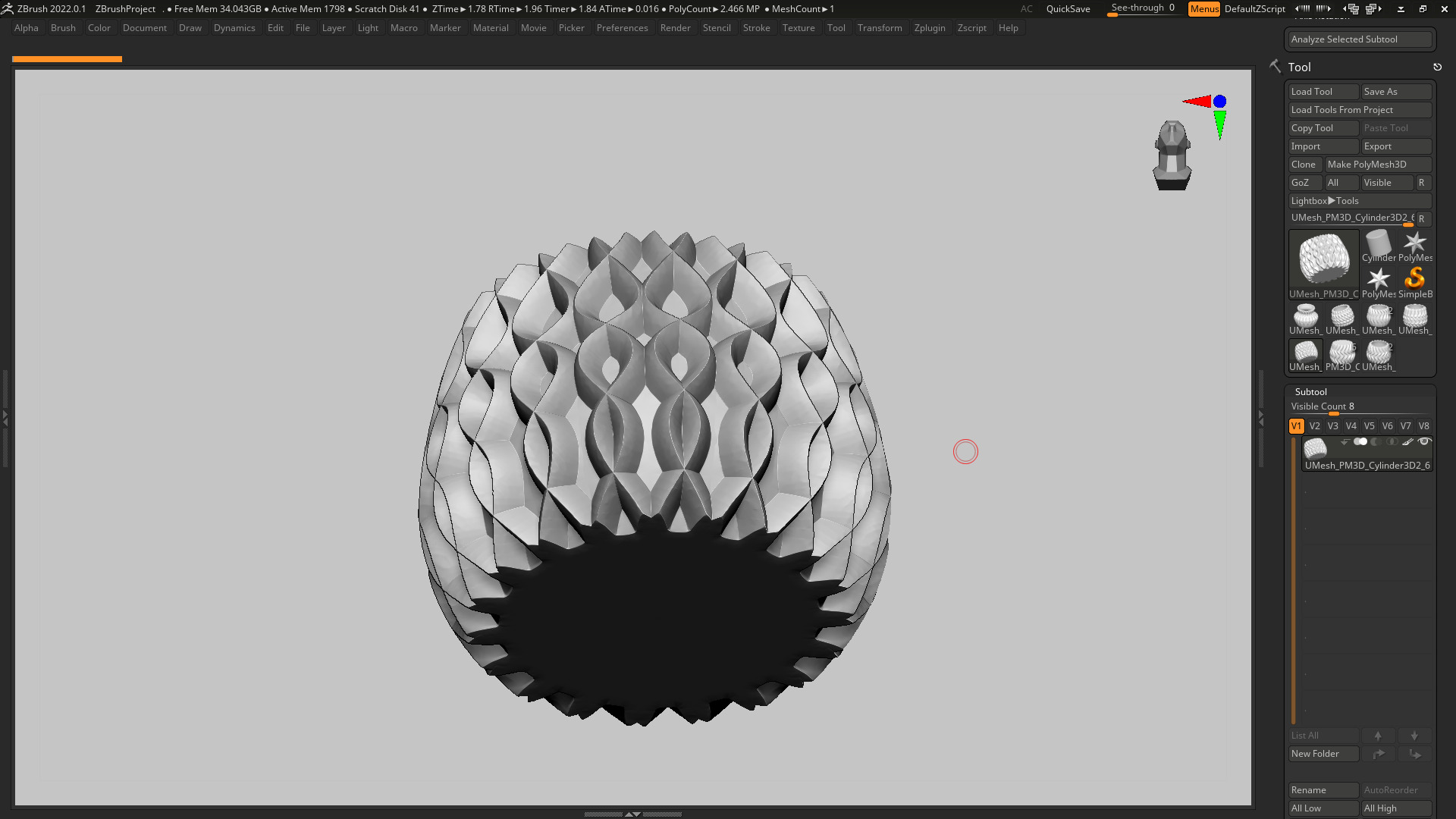vase 3d print 423  3D print model_6