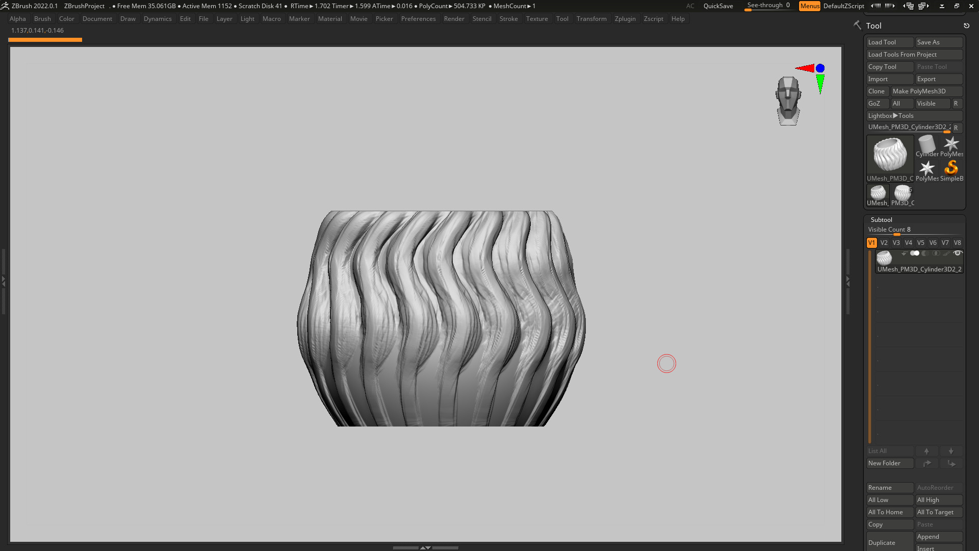 vase 3d print 419  3D print model_5